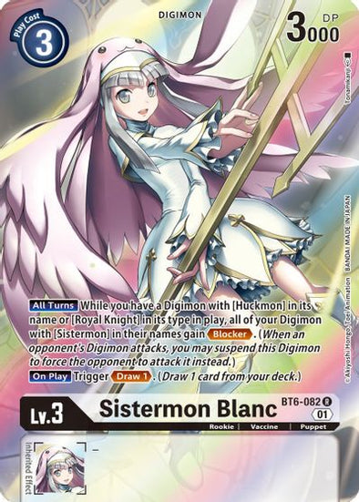 Sistermon Blanc (Alternate Art) - BT6-082 - Rare available at 401 Games Canada