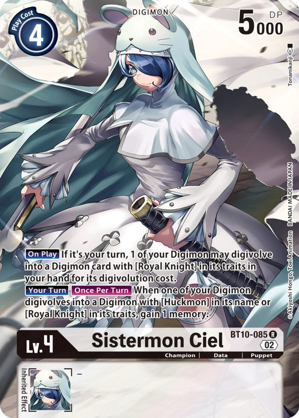 Sistermon Ciel (Alternate Art) - BT10-085 - Rare available at 401 Games Canada