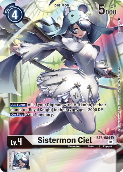 Sistermon Ciel (Alternate Art) - BT6-084 - Rare available at 401 Games Canada