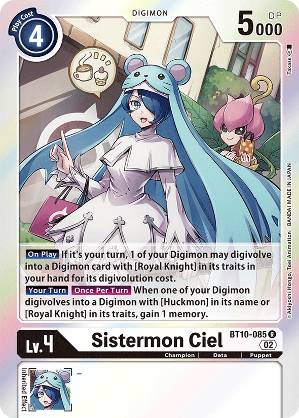 Sistermon Ciel - BT10-085 - Rare available at 401 Games Canada