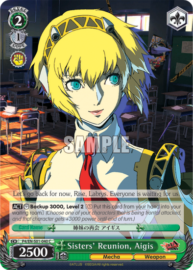 Sisters' Reunion, Aigis - P4/EN-S01-040 - Common available at 401 Games Canada