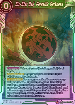 Six-Star Ball, Parasitic Darkness - BT12-081 - Common (FOIL) available at 401 Games Canada