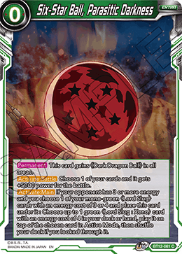 Six-Star Ball, Parasitic Darkness - BT12-081 - Common available at 401 Games Canada