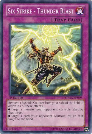 Six Strike - Thunder Blast - SDWA-EN039 - Common - 1st Edition available at 401 Games Canada
