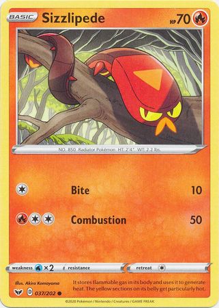Sizzlipede - 037/202 - Common available at 401 Games Canada
