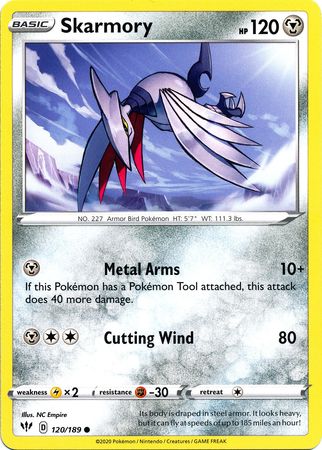 Skarmory - 120/189 - Common available at 401 Games Canada