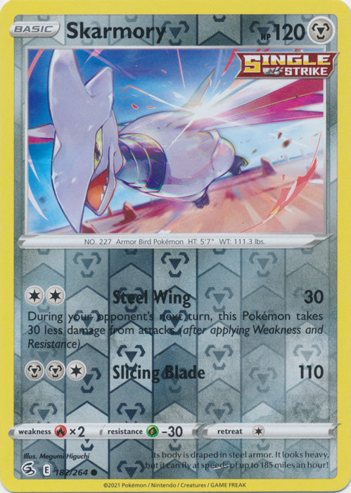 Skarmory - 182/264 - Common - Reverse Holo available at 401 Games Canada