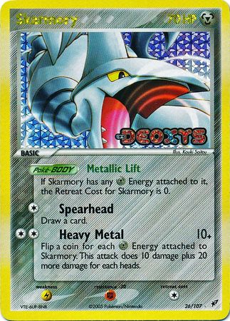 Skarmory - 26/107 - Rare - Reverse Holo available at 401 Games Canada