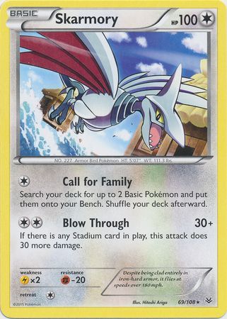 Skarmory - 69/108 - Rare available at 401 Games Canada