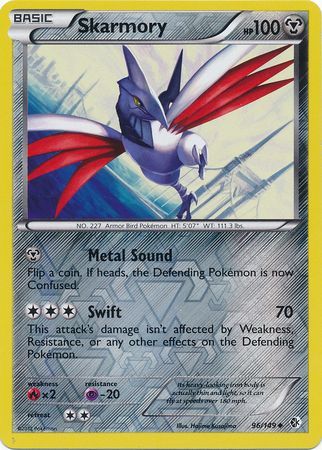 Skarmory - 96/149 - Uncommon - Reverse Holo available at 401 Games Canada