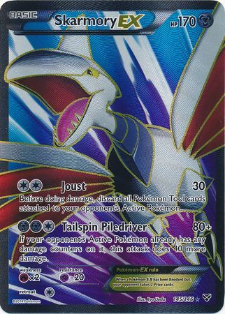 Skarmory EX - 145/146 - Full Art Ultra Rare available at 401 Games Canada