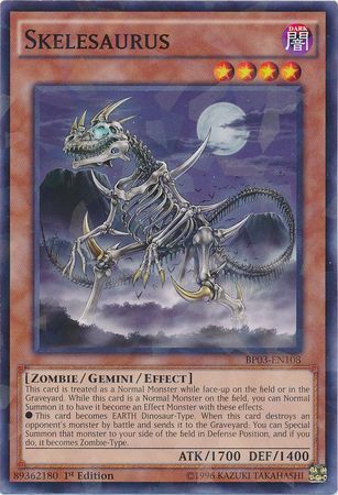 Skelesaurus - BP03-EN108 - Rare - 1st Edition available at 401 Games Canada