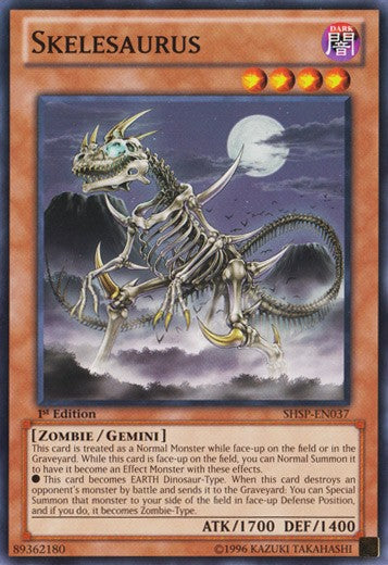 Skelesaurus - SHSP-EN037 - Common - 1st Edition available at 401 Games Canada