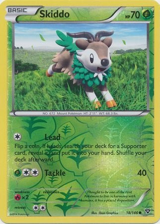 Skiddo - 18/146 - Common - Reverse Holo available at 401 Games Canada