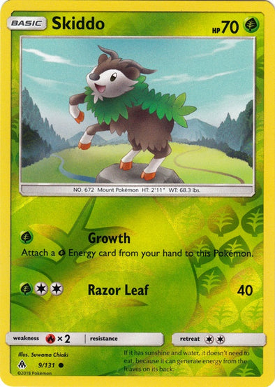 Skiddo - 9/131 - Common - Reverse Holo available at 401 Games Canada