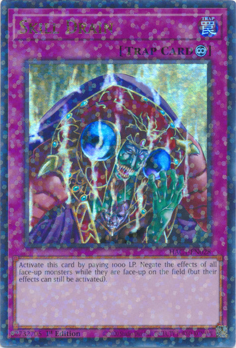 skill drain yugioh card 401 Games Canada - Skill Drain - HAC1-EN028 - Duel Terminal Ultra Parallel Rare