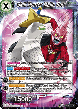 Skill Hunter Majin Buu - BT15-122 - Uncommon available at 401 Games Canada