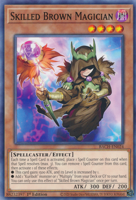 Skilled Brown Magician - BACH-EN024 - Common - 1st Edition available at 401 Games Canada