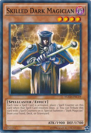 Skilled Dark Magician - YGLD-ENC19 - Common - Unlimited available at 401 Games Canada