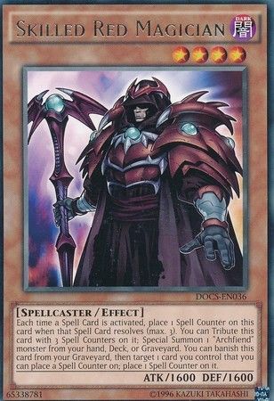 Skilled Red Magician - DOCS-EN036 - Rare - Unlimited available at 401 Games Canada