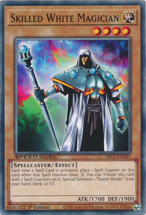 Skilled White Magician - SBC1-ENA07 - Common - 1st Edition available at 401 Games Canada
