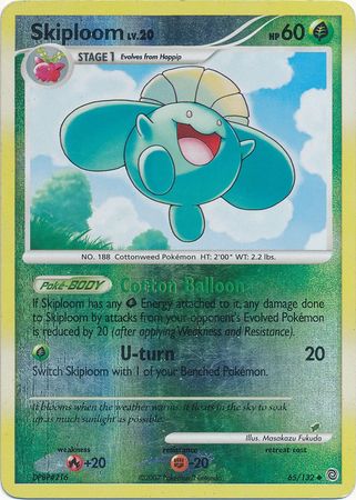 Skiploom - 65/132 - Uncommon - Reverse Holo available at 401 Games Canada