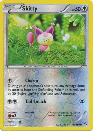 Skitty - 113/160 - Common - Reverse Holo available at 401 Games Canada