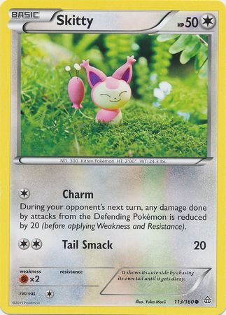 Skitty - 113/160 - Common available at 401 Games Canada