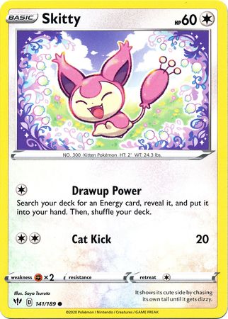 Skitty - 141/189 - Common available at 401 Games Canada