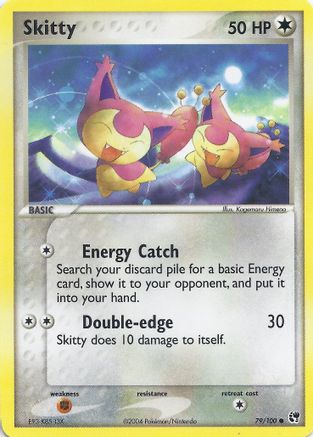Skitty - 79/100 - Common (No "e" Symbol) available at 401 Games Canada