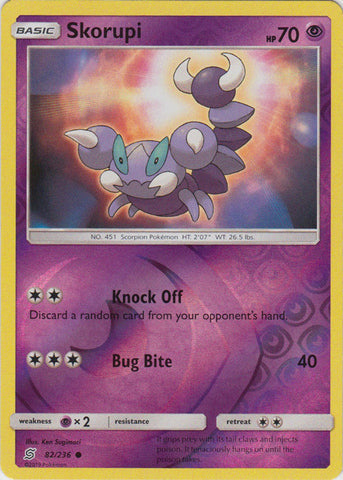Skorupi - 82/236 - Common - Reverse Holo available at 401 Games Canada