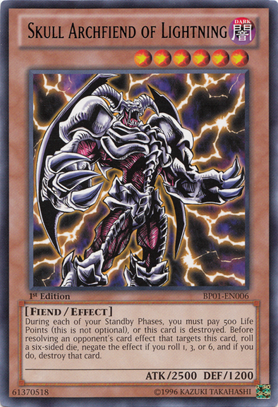 Skull Archfiend of Lightning - BP01-EN006 - Rare - 1st Edition available at 401 Games Canada