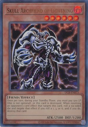 Skull Archfiend of Lightning - DCR-EN073 - Ultra Rare - Unlimited Worldwide available at 401 Games Canada