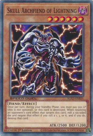 Skull Archfiend of Lightning - SGX3-ENE01 - Common - 1st Edition available at 401 Games Canada