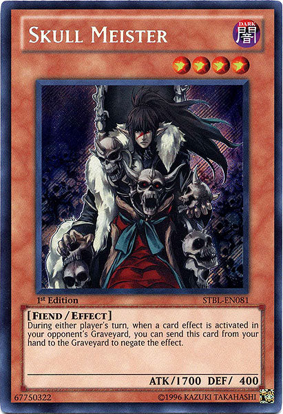 Skull Meister - STBL-EN081 - Secret Rare - 1st Edition available at 401 Games Canada