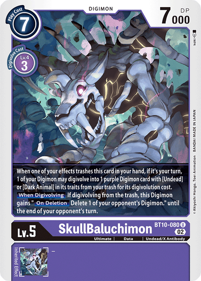 SkullBaluchimon - BT10-080 - Uncommon available at 401 Games Canada