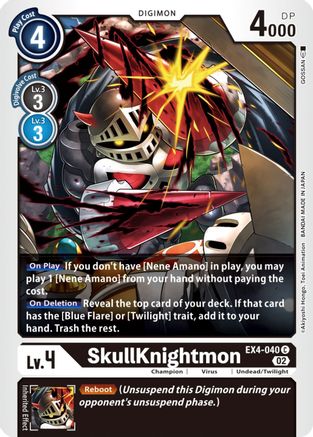 SkullKnightmon - EX4-040 - Common available at 401 Games Canada