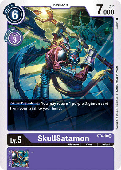 SkullSatamon - ST6-10 - Uncommon available at 401 Games Canada