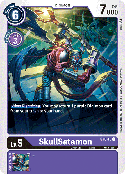 SkullSatamon - ST6-10 - Uncommon available at 401 Games Canada