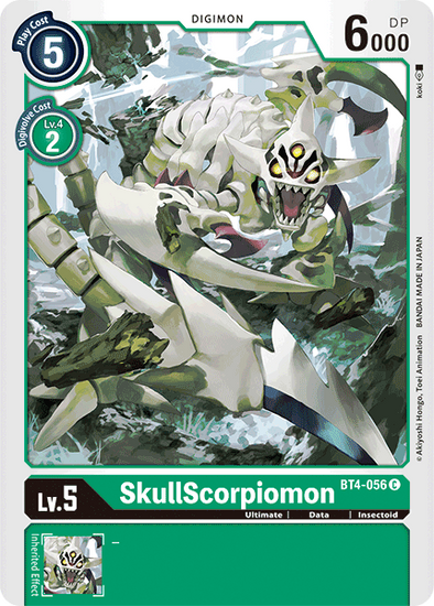 SkullScorpiomon - BT4-056 - Common available at 401 Games Canada