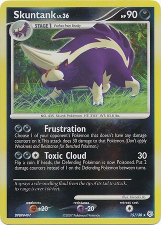 Skuntank - 15/130 - Holo Rare - Reverse Holo available at 401 Games Canada