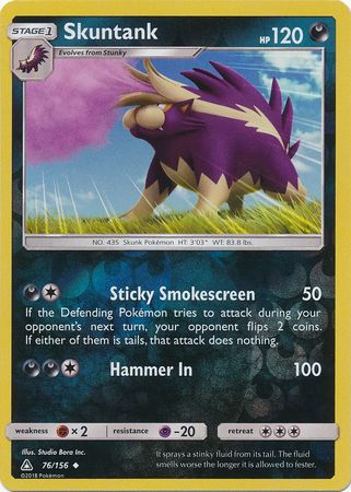 Skuntank - 76/156 - Uncommon - Reverse Holo available at 401 Games Canada