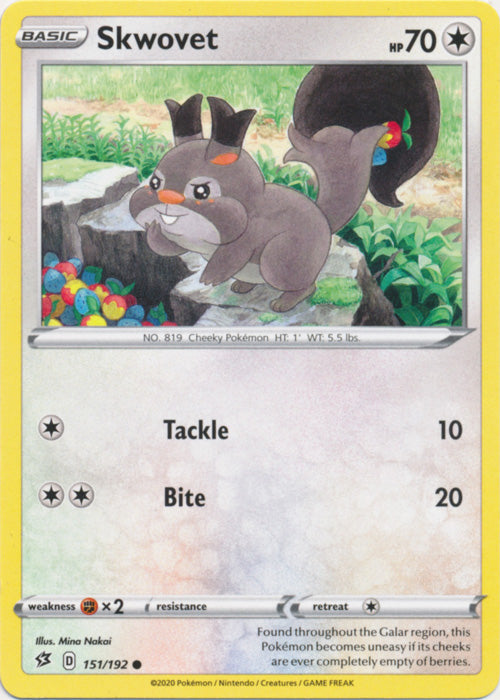 Skwovet - 151/192 - Common available at 401 Games Canada