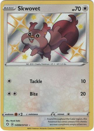 Skwovet - SV099/SV122 - Shiny Rare available at 401 Games Canada