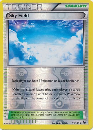 Sky Field - 89/108 - Uncommon - Reverse Holo available at 401 Games Canada