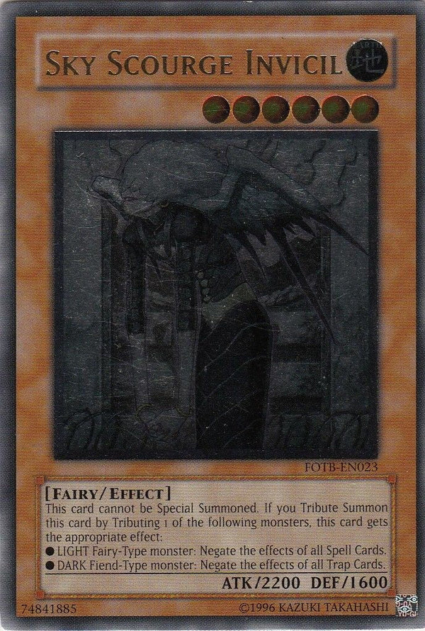 Sky Scourge Invicil - FOTB-EN023 - Ultimate Rare - Unlimited available at 401 Games Canada