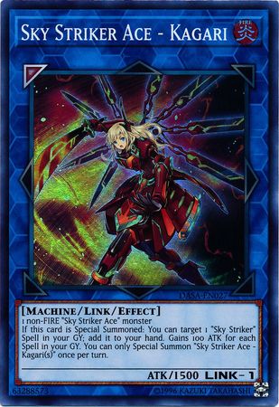 Sky Striker Ace - Kagari - DASA-EN027 - Super Rare - Unlimited available at 401 Games Canada