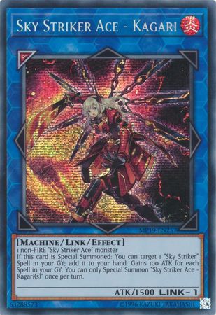 Sky Striker Ace - Kagari - MP19-EN257 - Prismatic Secret Rare - Unlimited available at 401 Games Canada