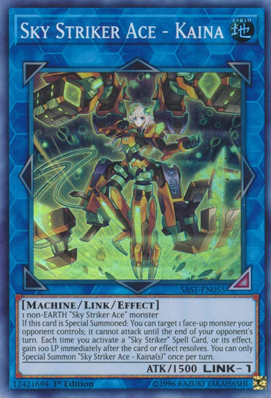 Sky Striker Ace - Kaina - SAST-EN055 - Super Rare - 1st Edition available at 401 Games Canada