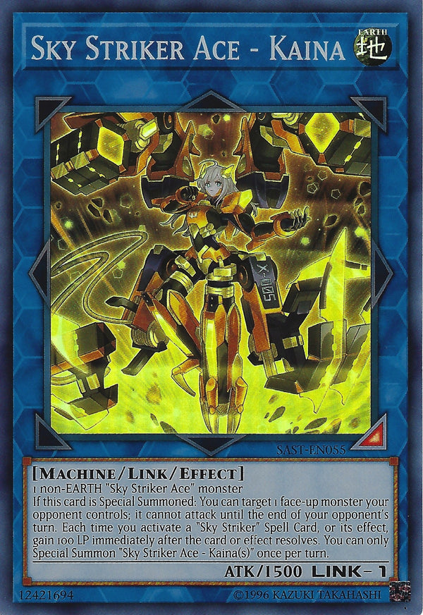 Sky Striker Ace - Kaina - SAST-EN055 - Super Rare - Unlimited available at 401 Games Canada